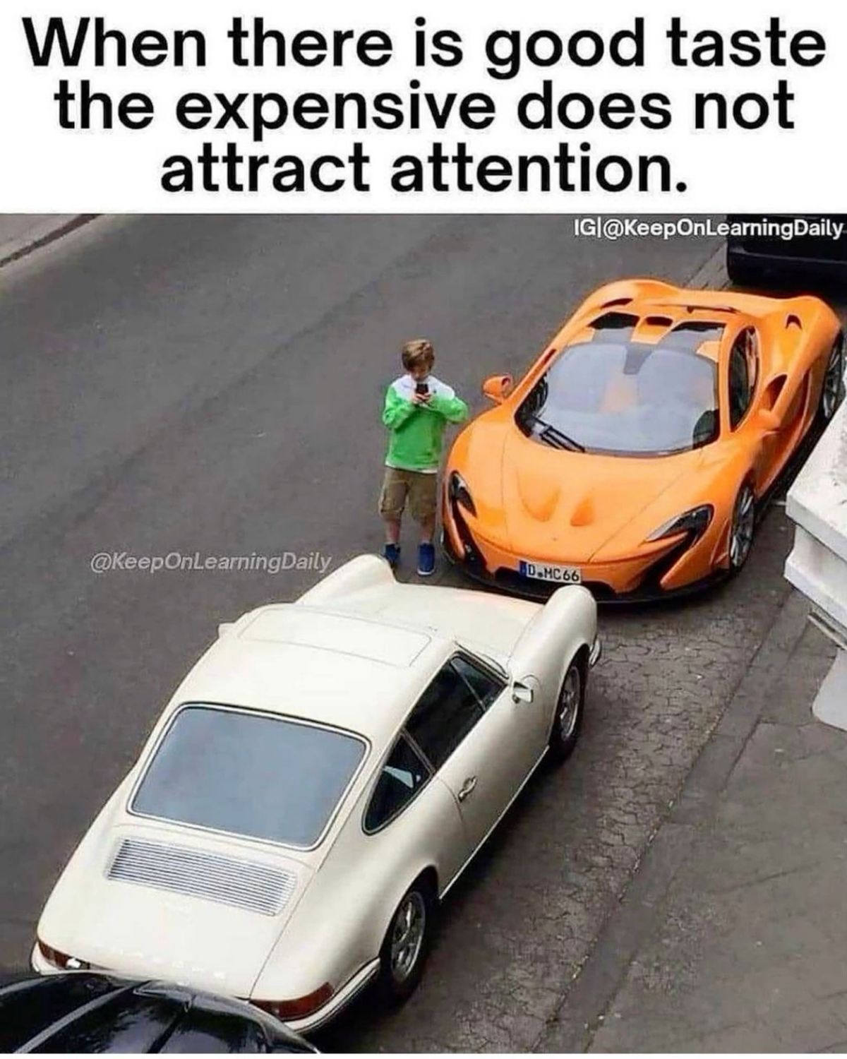 Porsche vs Mclaren. Kai yra geras skonis, brangumas netraukia dėmesio